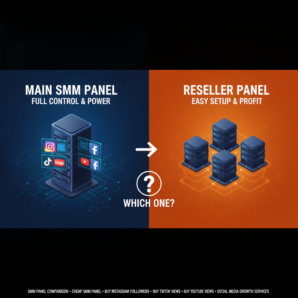 Main SMM Panel vs Reseller Panel: Which One Should You Use?
