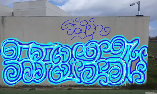 Graffiti artwork by Ksksksskk