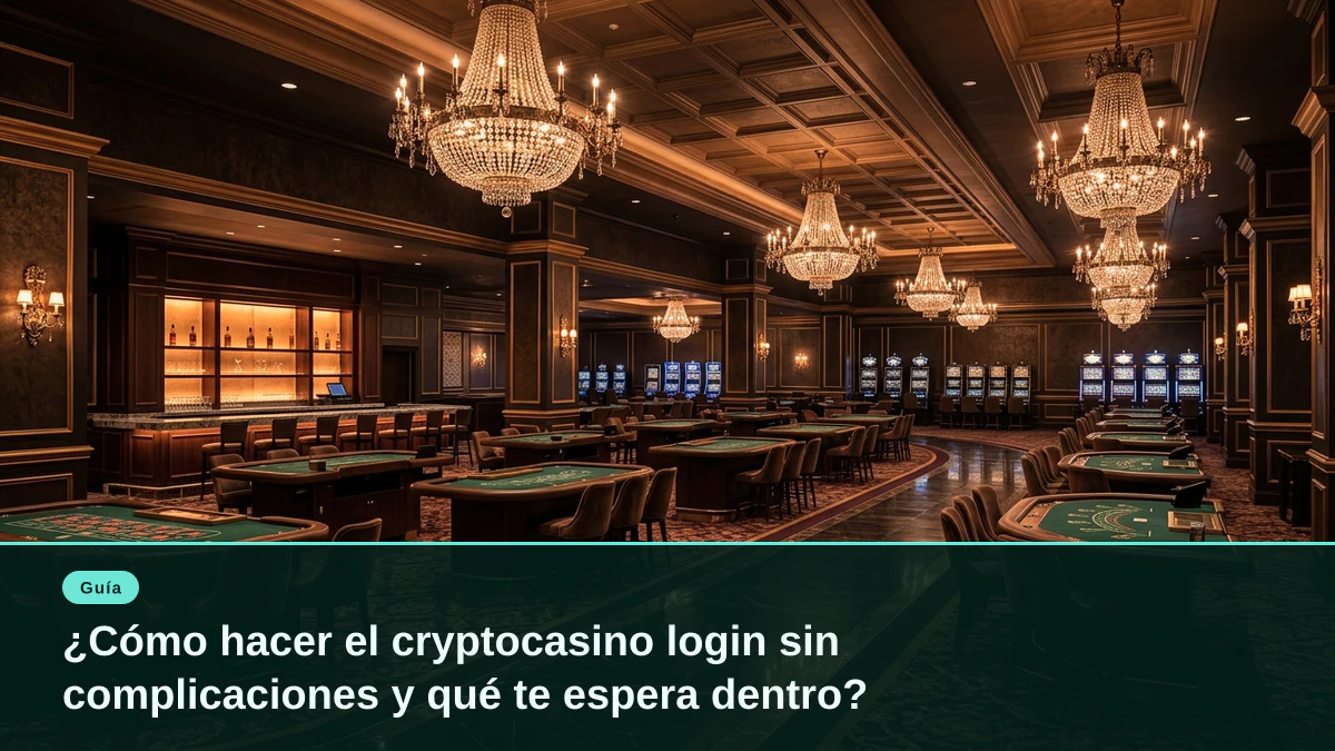 ¿Cómo hacer el cryptocasino login sin complicaciones y qué te espera dentro?