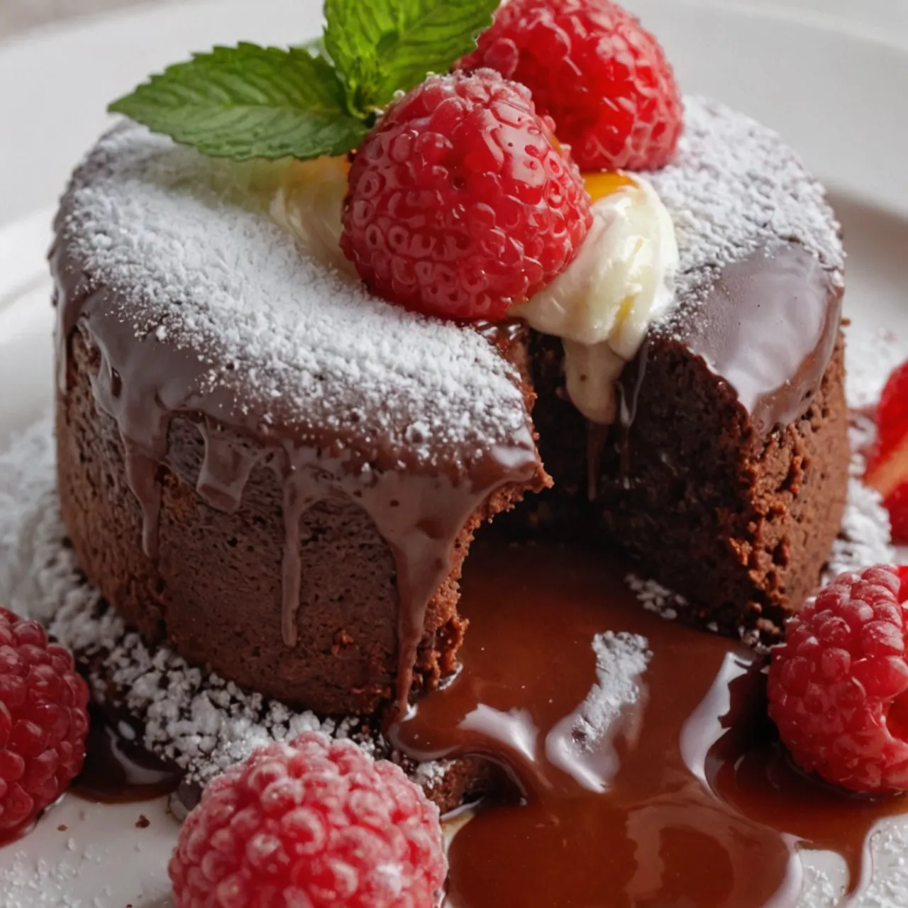 Irresistible Molten Lava Chocolate Cake