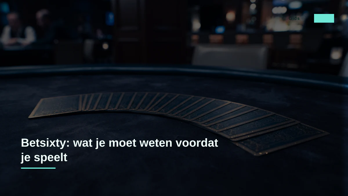 Betsixty: wat je moet weten voordat je speelt