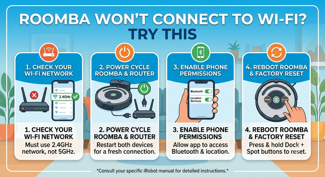 Roomba WiFi fix