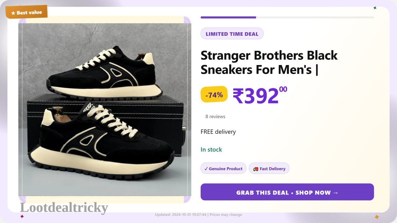 stranger Brothers Black – Just ₹392 | Limited Time Loot Offer stranger Brothers Black – Just ₹392 | Limited Time Loot Offer