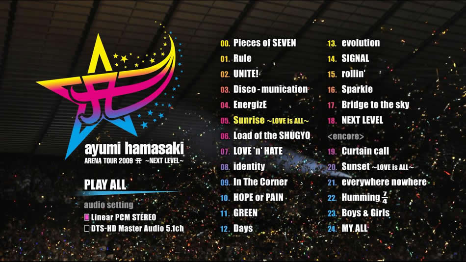 浜崎あゆみ ARENA TOUR 2009 ～NEXT LEVEL～ ライブ J-POPアーティスト ライブブルーレイ限定盤 Blu-ray