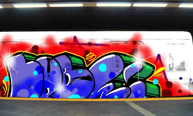Graffiti artwork by LPBER