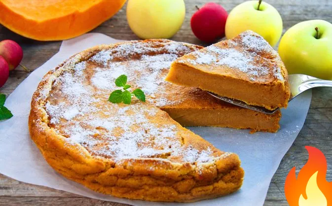 Фото Тыквенно-яблочный манник