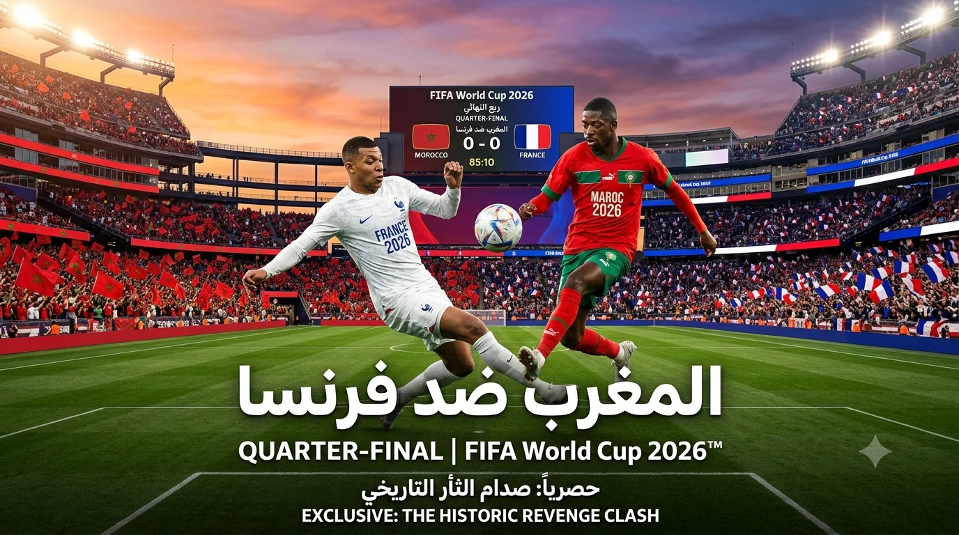 مباراة المغرب وفرنسا في كأس العالم 2026