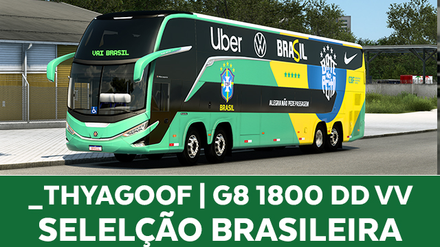 Skin Seleção Brasileira 2026 (G8 1800 DD Volvo)