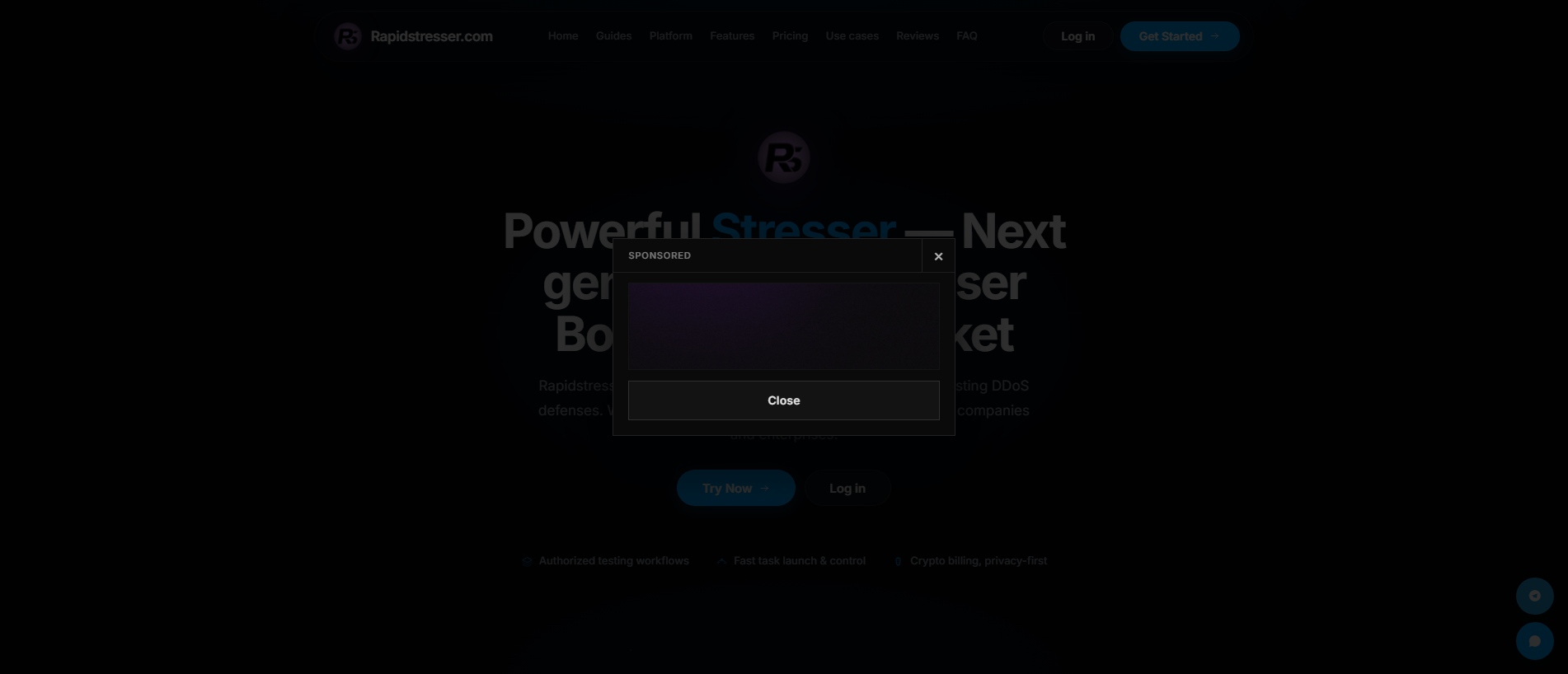 Stored capture of rapidstresser.com