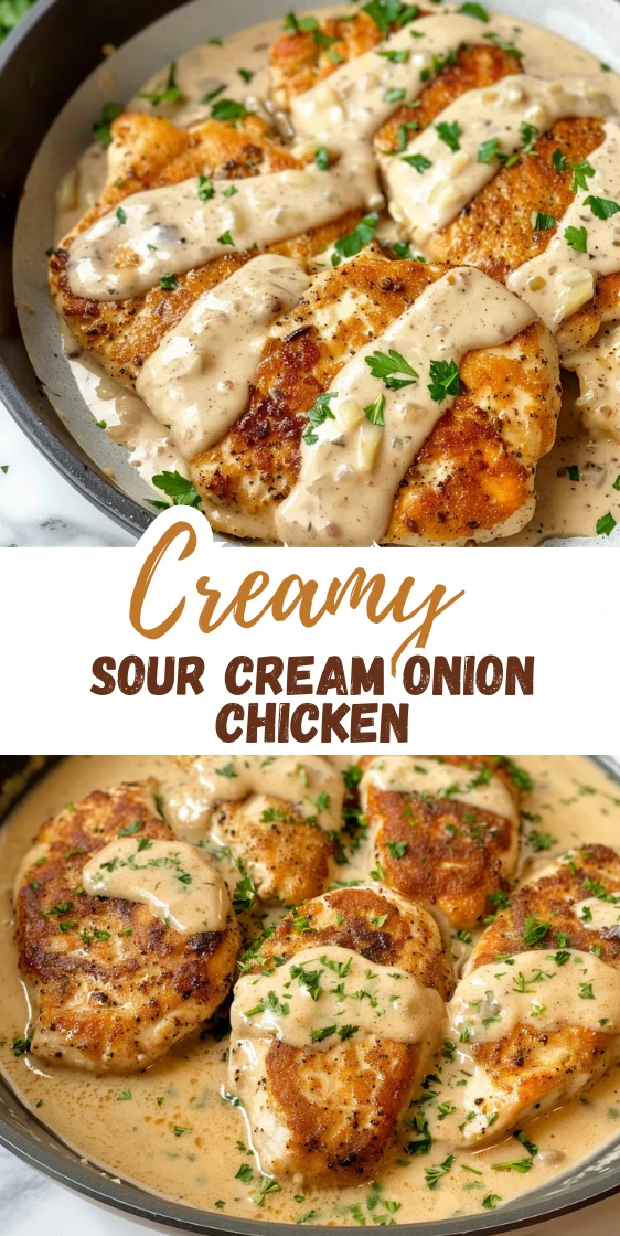 Creamy Sour Cream and Onion Chicken Recipe Everyone Loves