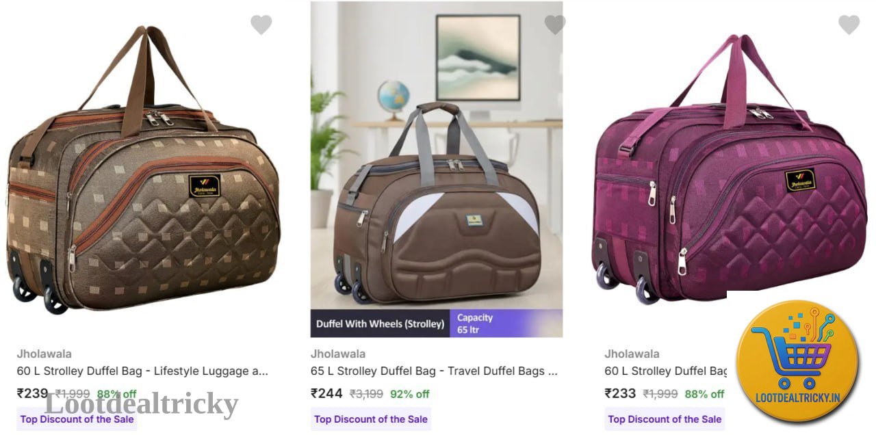 Strolley Bag From – Just ₹239 | Limited Time Loot Offer