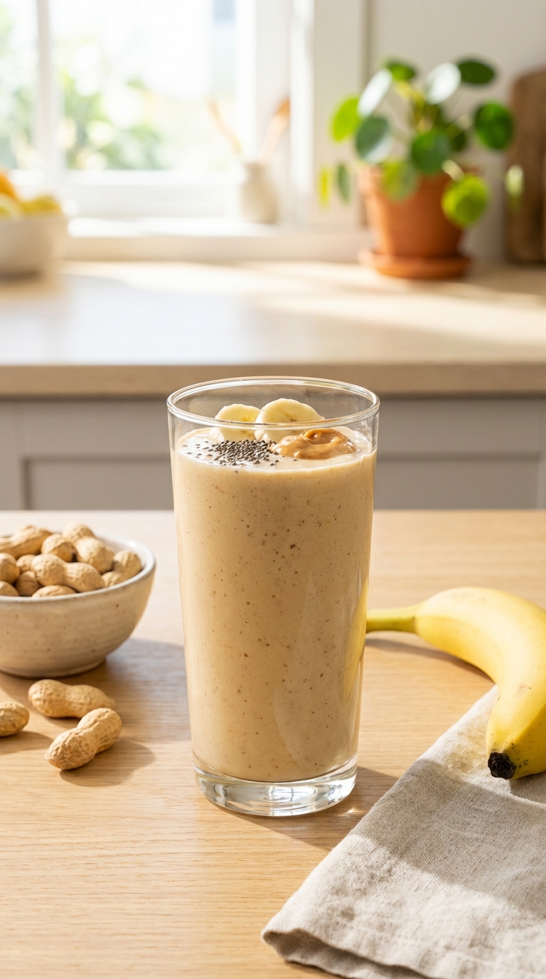 Creamy Peanut Butter Banana — Keeps You Full All Morning