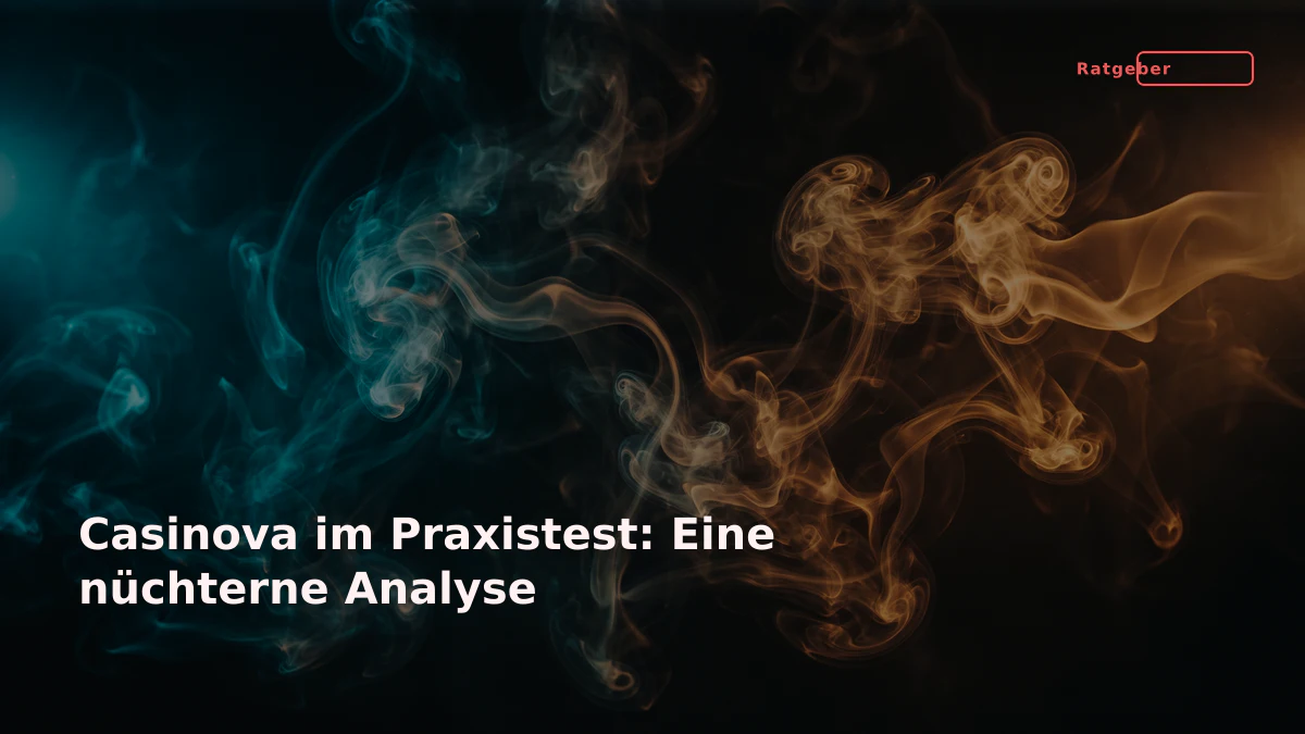 Casinova im Praxistest: Eine nüchterne Analyse