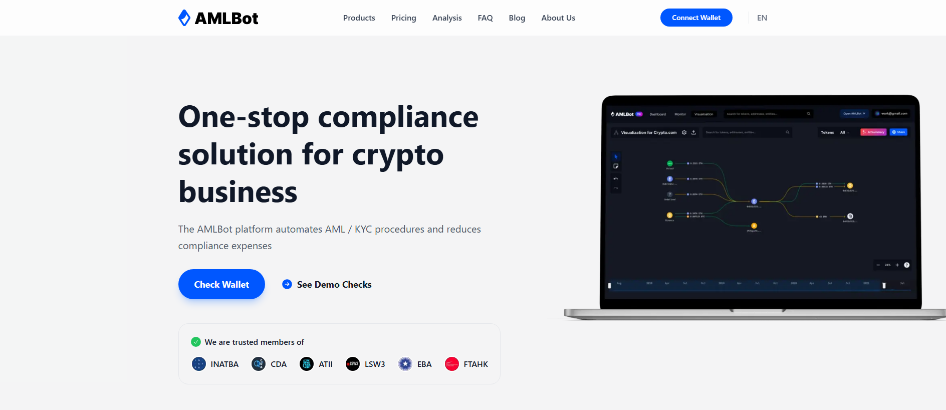 Screenshot of freeaml-bot.com