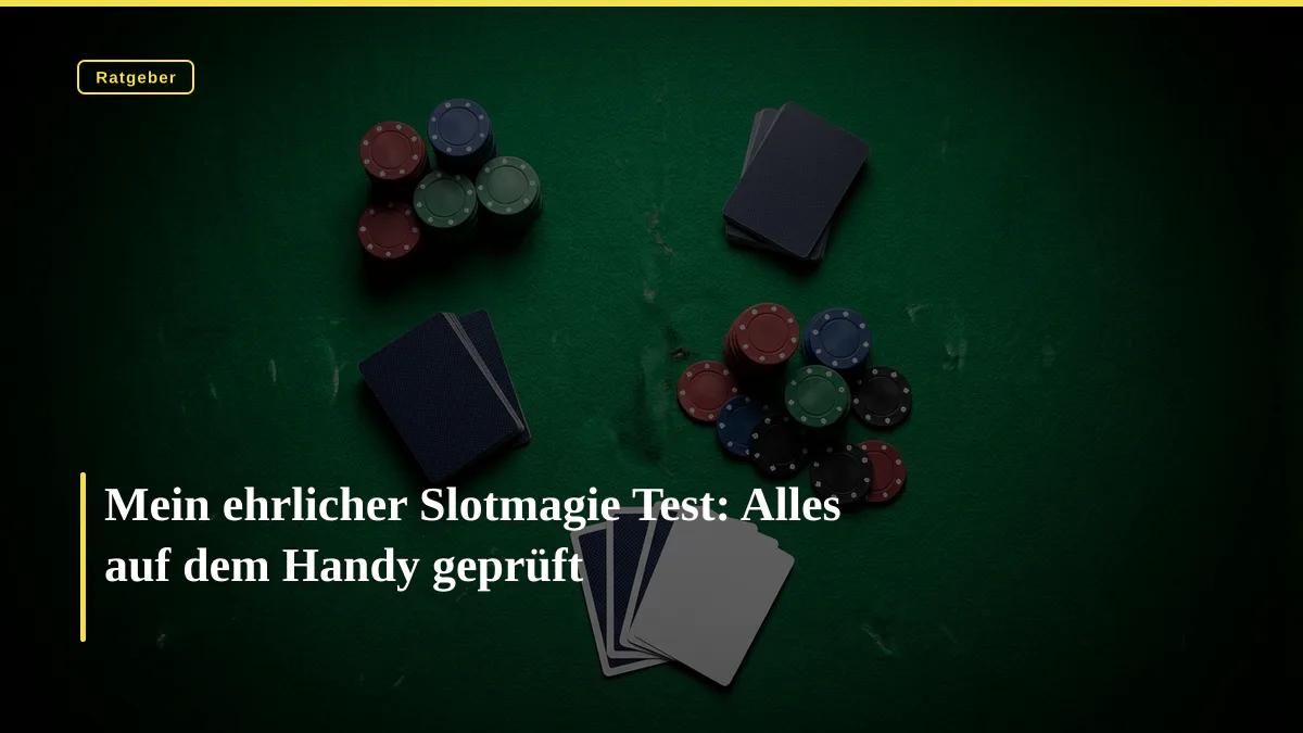 Mein ehrlicher Slotmagie Test: Alles auf dem Handy geprüft