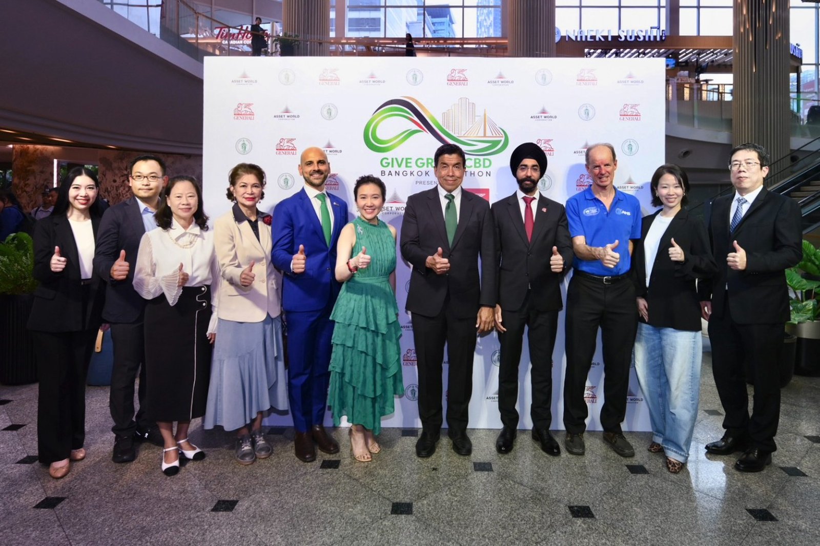 GIVE GREEN CBD Bangkok Marathon 2027 ถือเป็นครั้งแรกของการแข่งขันฟูลมาราธอนมาตรฐานสากลที่มีเส้นทาง ผ่านใจกลาง CBD