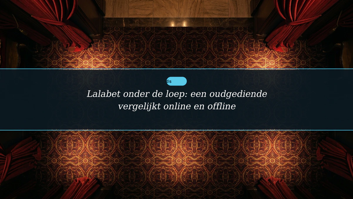 Lalabet onder de loep: een oudgediende vergelijkt online en offline