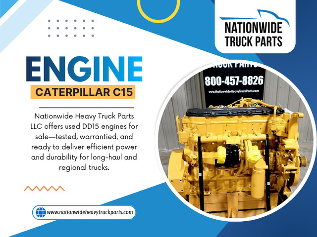 Before we get into the identification steps, it’s important to understand why OEM parts matter so much for the Engine Caterpillar C15 model.

Official Website: https://www.nationwideheavytruckparts.com/caterpillar-c15/

Nationwide Truck Parts
Address: 1275 N. Keyser Avenue, Scranton, PA 18504
Phone: (800) 457-8826

Read Our Blogs:

https://tinyurl.com/2d6s35gg
https://tinyurl.com/29t3fc7c
https://tinyurl.com/2bhw98se

More Links:

https://tinyurl.com/2a9ht7d2
https://tinyurl.com/226y5bdh
https://tinyurl.com/2cwnf6yu