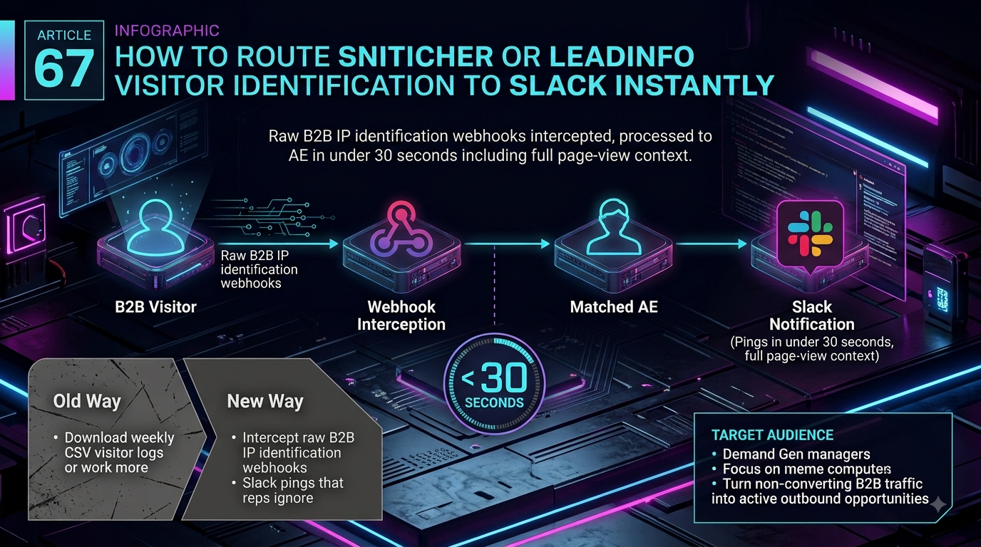 How to Route Snitcher or Leadinfo Visitor Identification to Slack Instantly cover image
