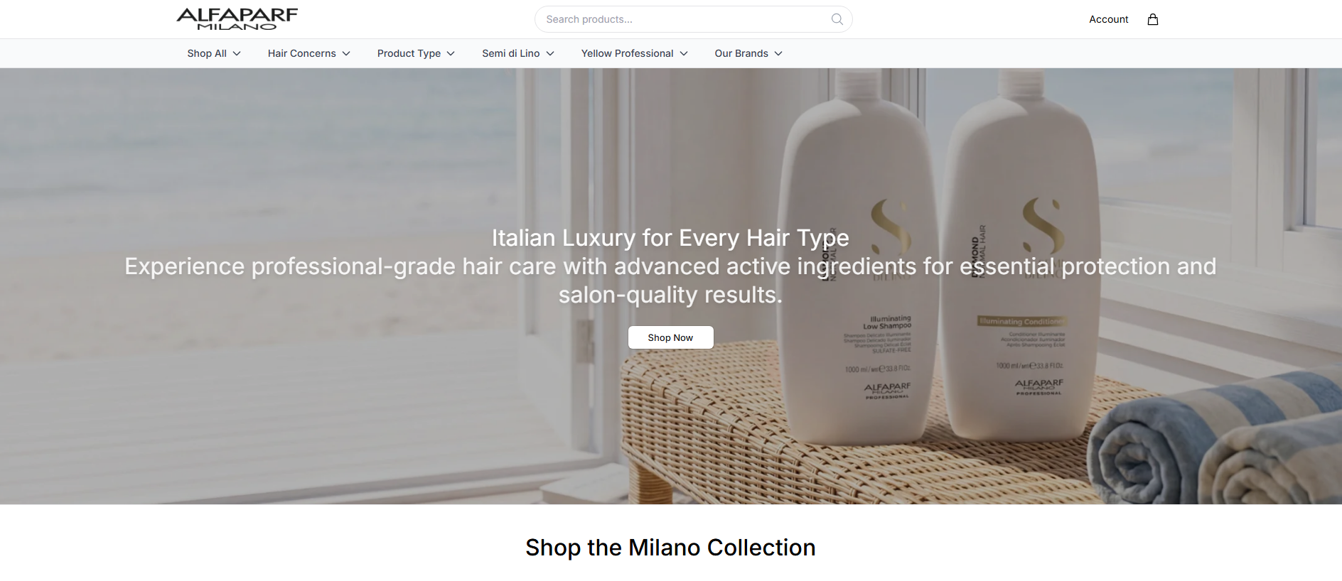 Stored capture of alfaparfmilanocollection.shop