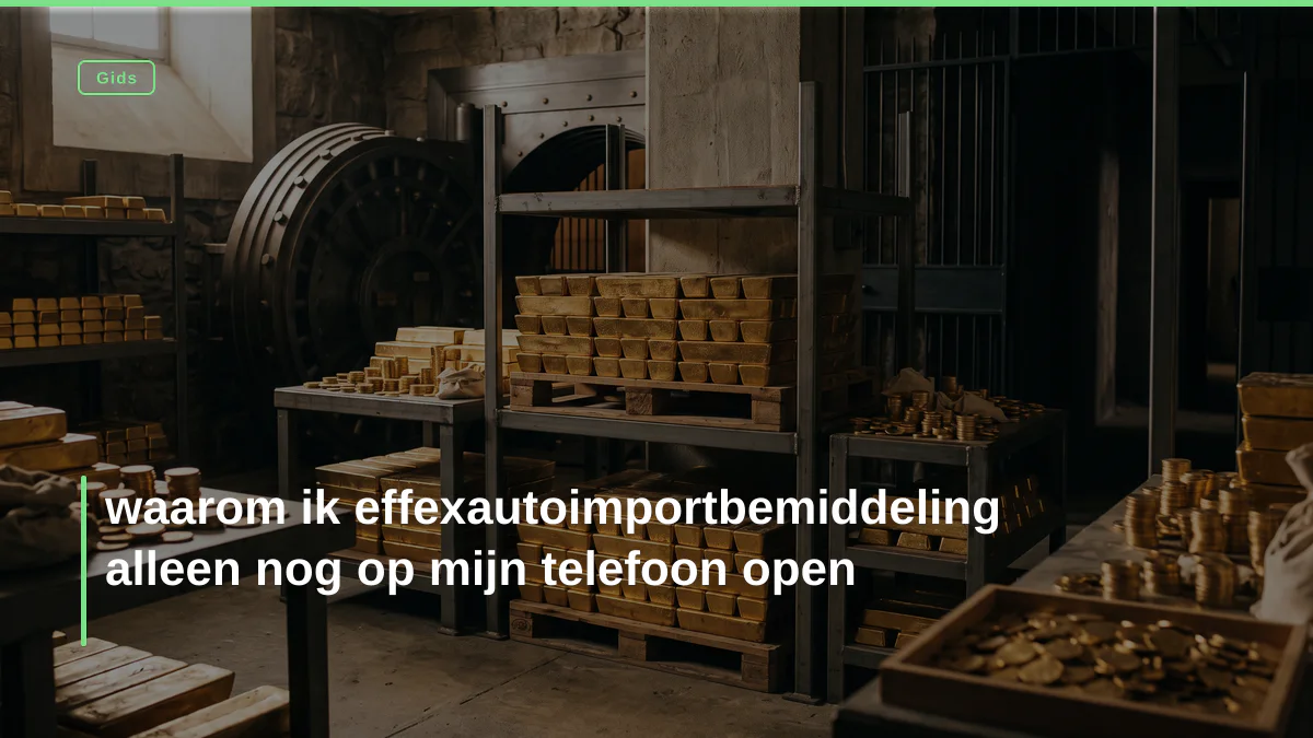 waarom ik effexautoimportbemiddeling alleen nog op mijn telefoon open