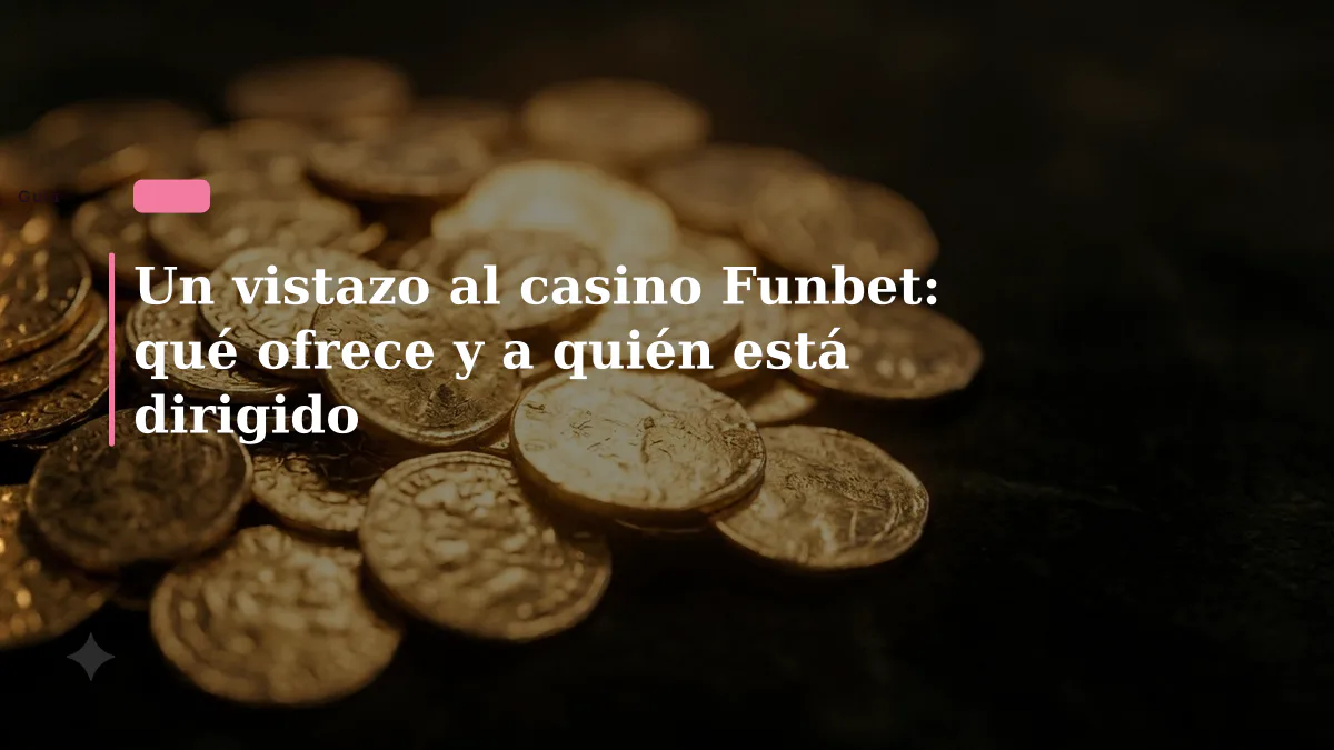 Un vistazo al casino Funbet: qué ofrece y a quién está dirigido