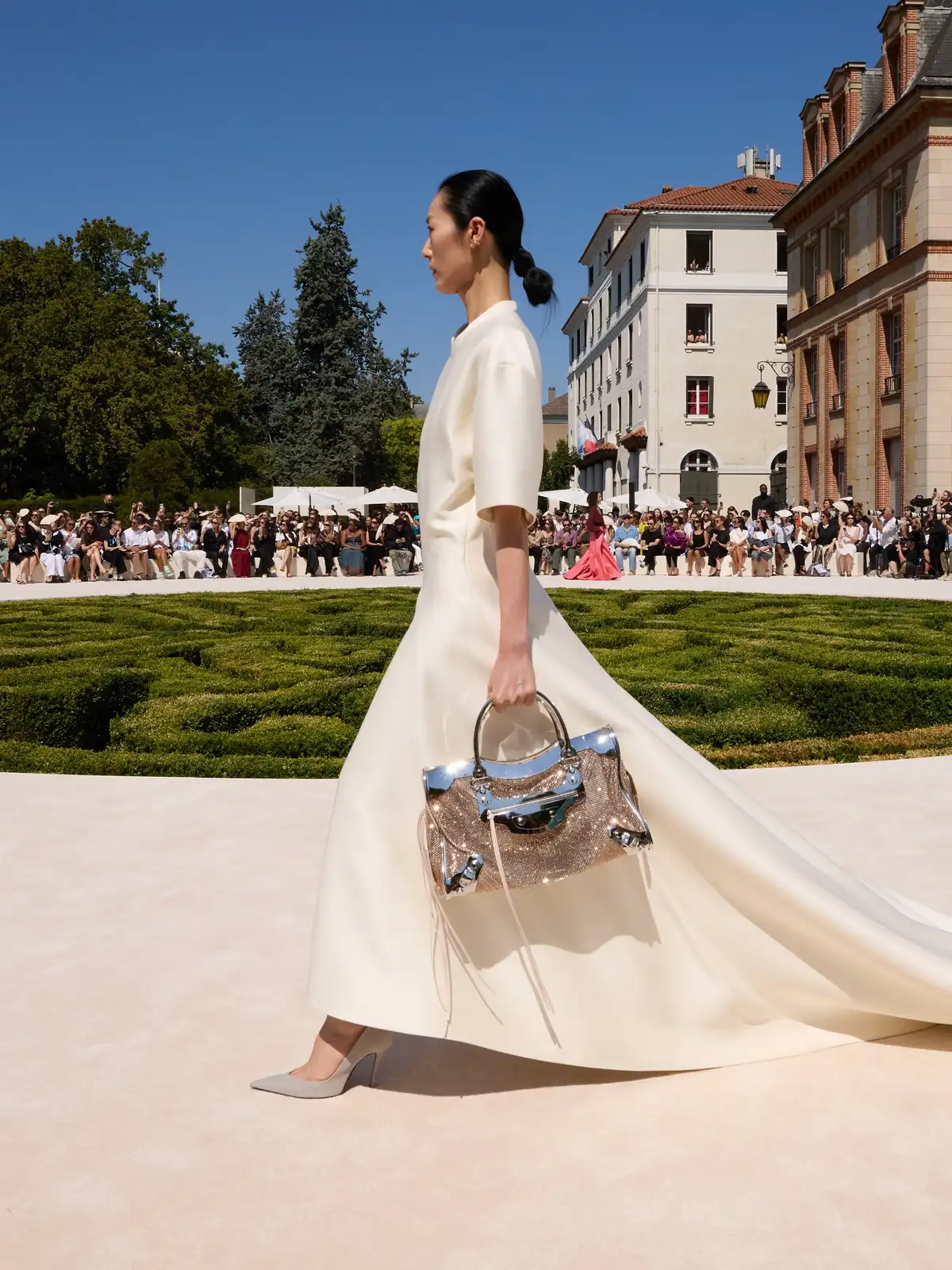 Balenciaga Reimagines Iconic City Bag with Crystal Embellishments