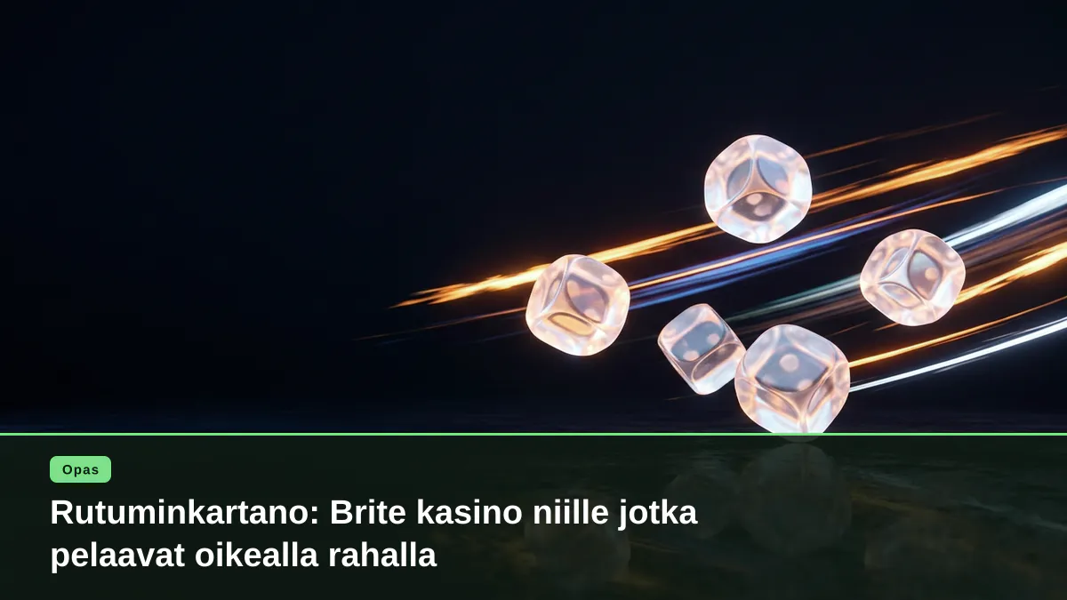 Rutuminkartano: Brite kasino niille jotka pelaavat oikealla rahalla