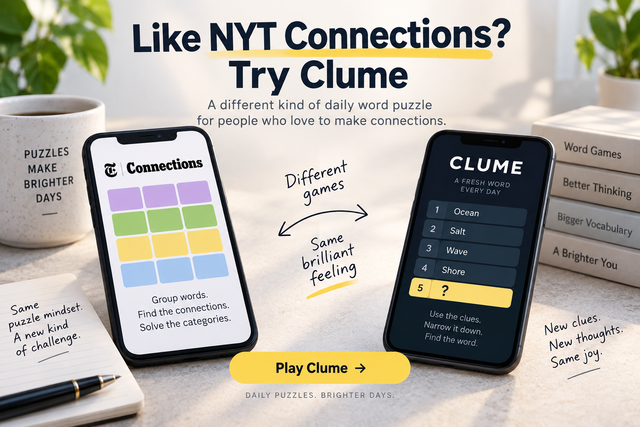 Games Like NYT Connections: Try a Different Kind of Daily Word Puzzle