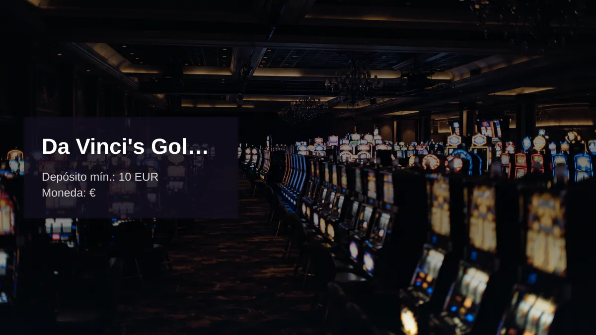 Da Vinci's Gold Casino โ bono de bienvenida 200%, pagos: Visa, Mastercard, Skrill, Neteller, Paysafecard