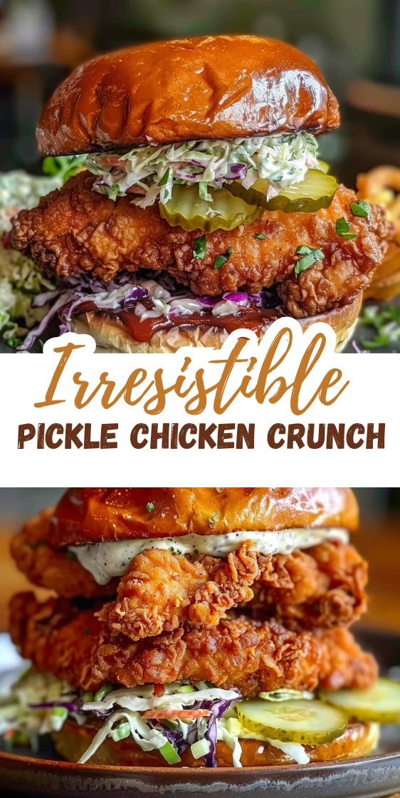 Pickle Brined Fried Chicken Sandwich Bliss