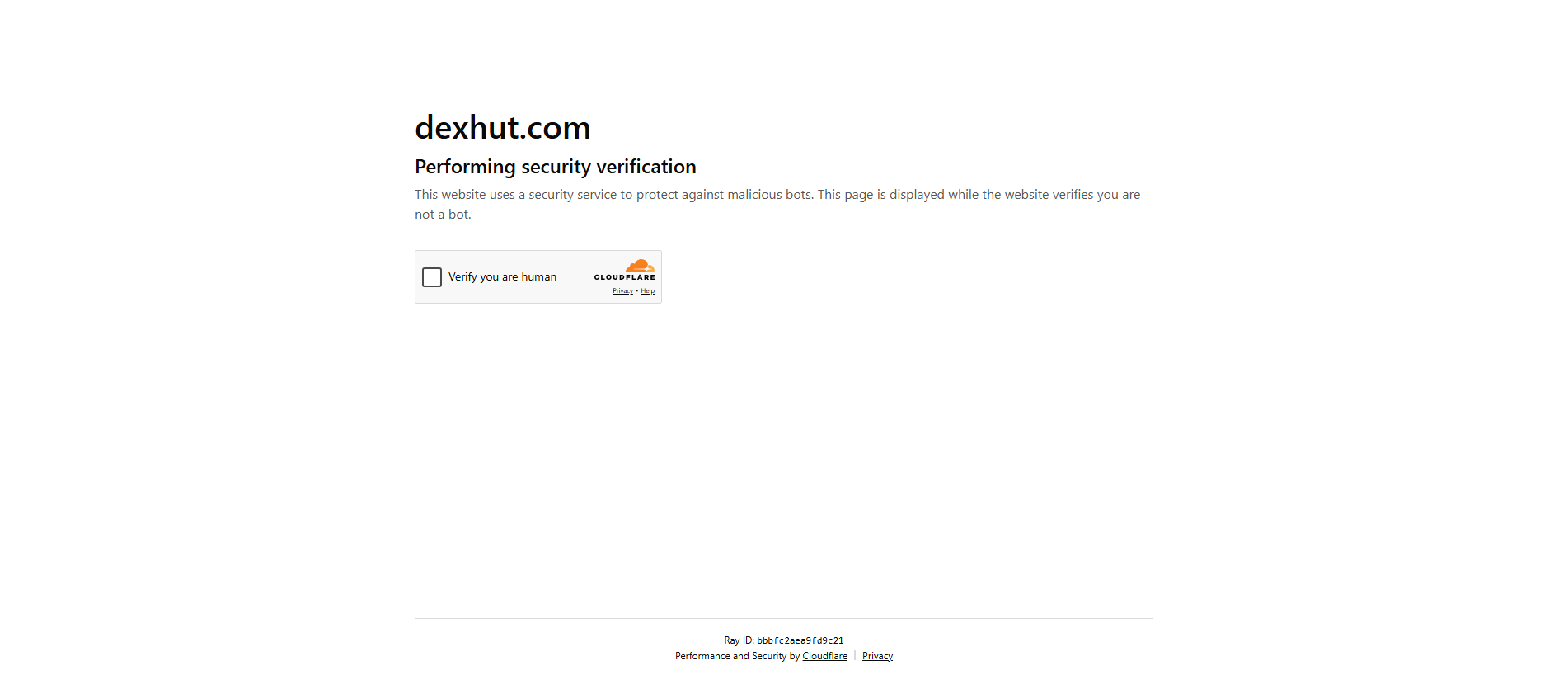 Stored capture of dexhut.com
