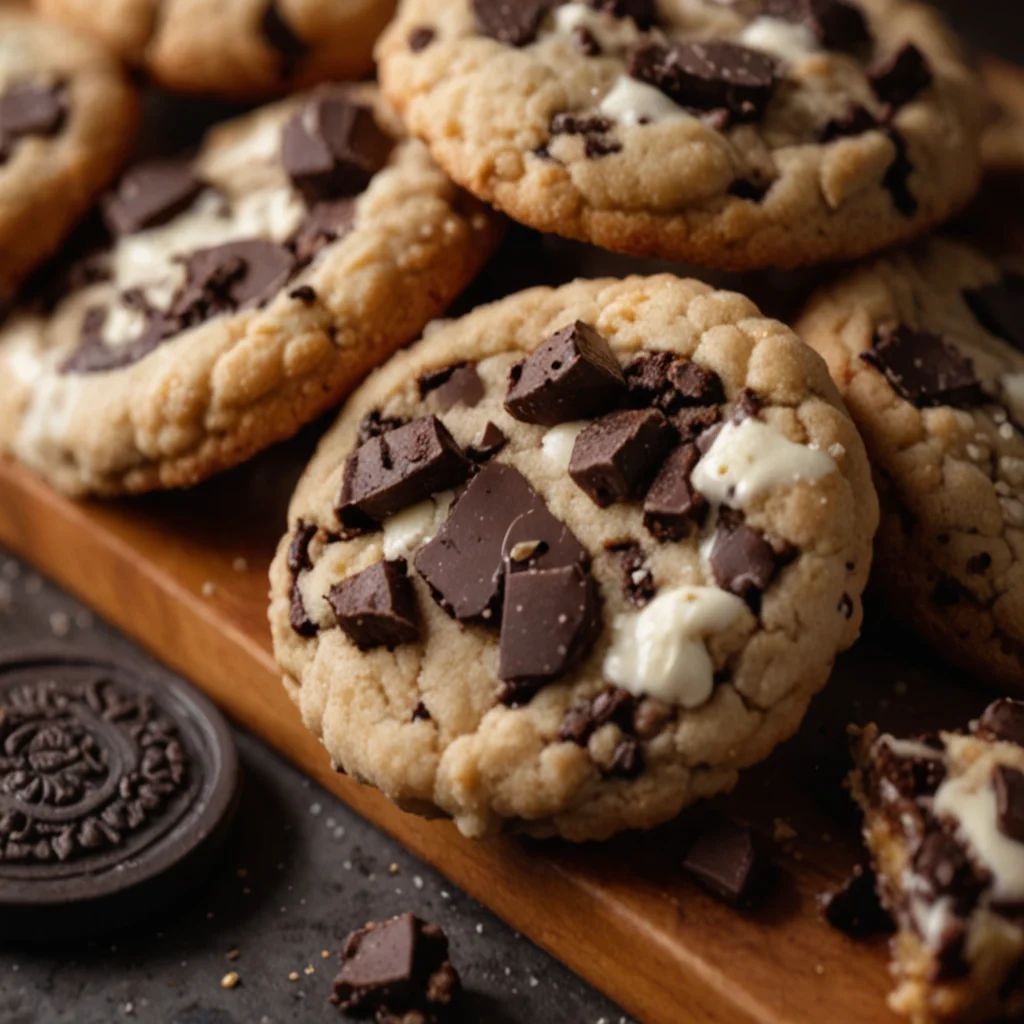 Cookies with Cookie and Cream Flavor
