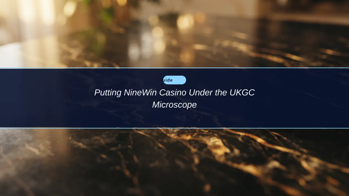 Putting NineWin Casino Under the UKGC Microscope