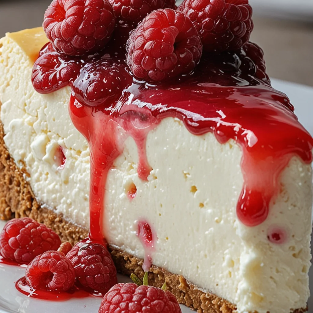 White Chocolate Raspberry Cheesecake Happiness