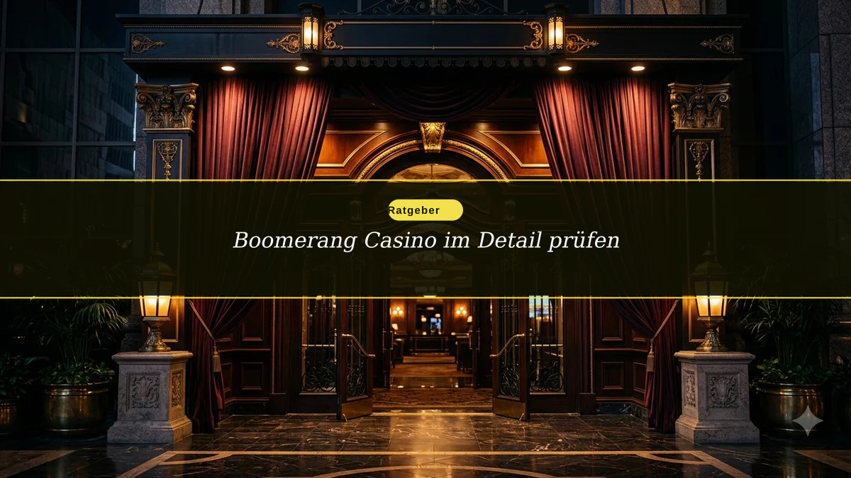 Boomerang Casino im Detail prüfen