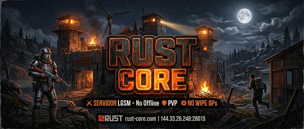 RustCore 2x Monthy Quad No Offline | No BP Wipes image