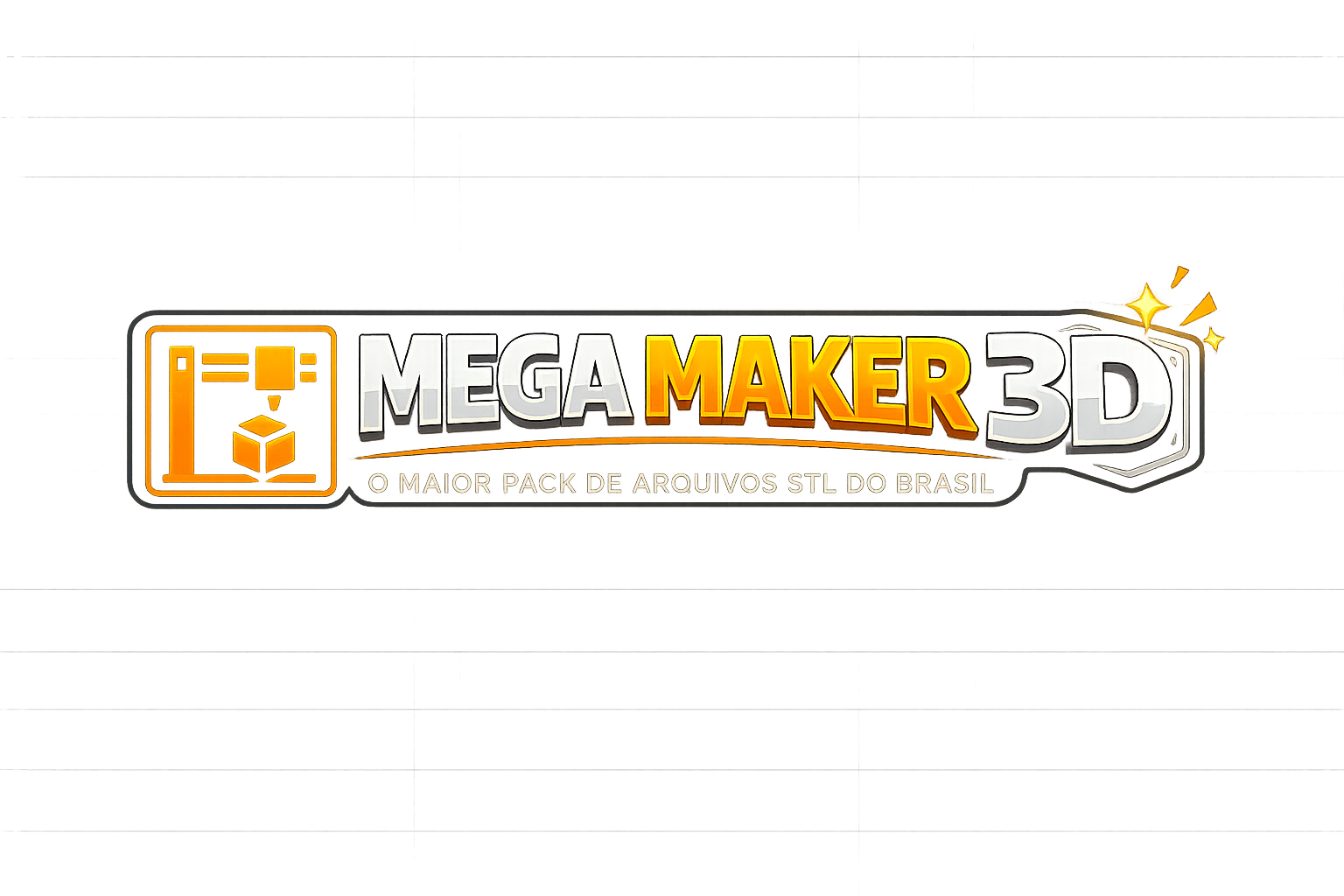 Mega Maker 3D Logo
