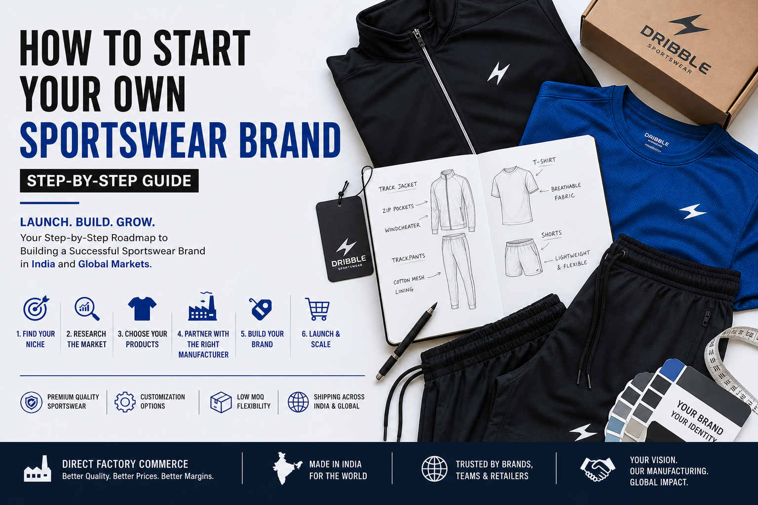 How to Start Your Own Sportswear Brand (Step-by-Step)