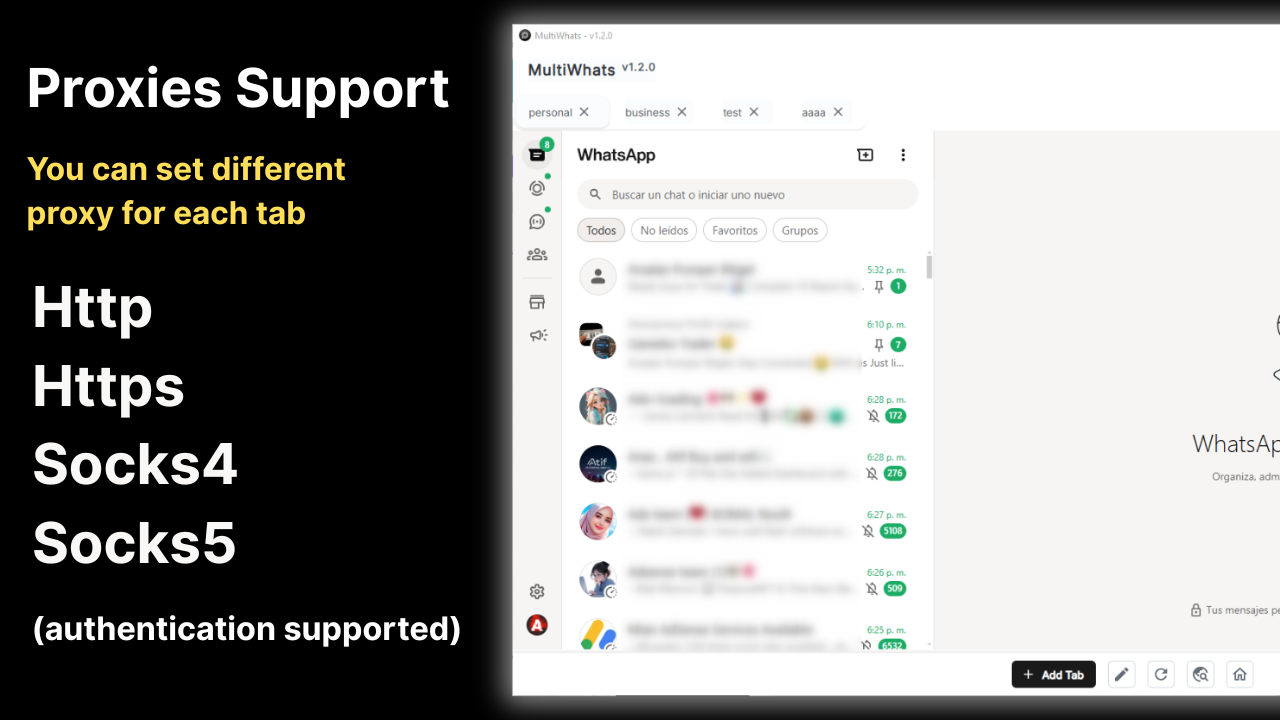 WhatsApp Accounts Manager & Bulk Message with Resale Rights - Marketing Tool