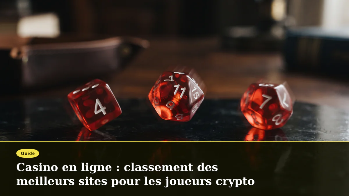 Casino en ligne : classement des meilleurs sites pour les joueurs crypto