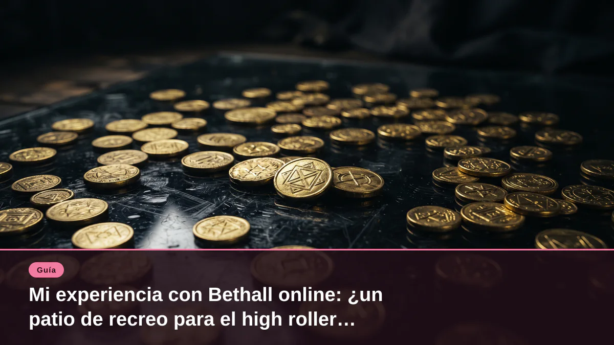 Mi experiencia con Bethall online: ¿un patio de recreo para el high roller español?