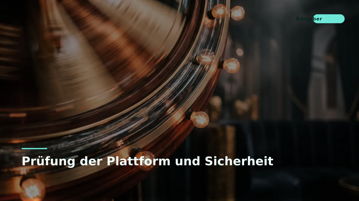 Prüfung der Plattform und Sicherheit