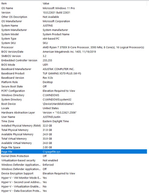 comp-specs