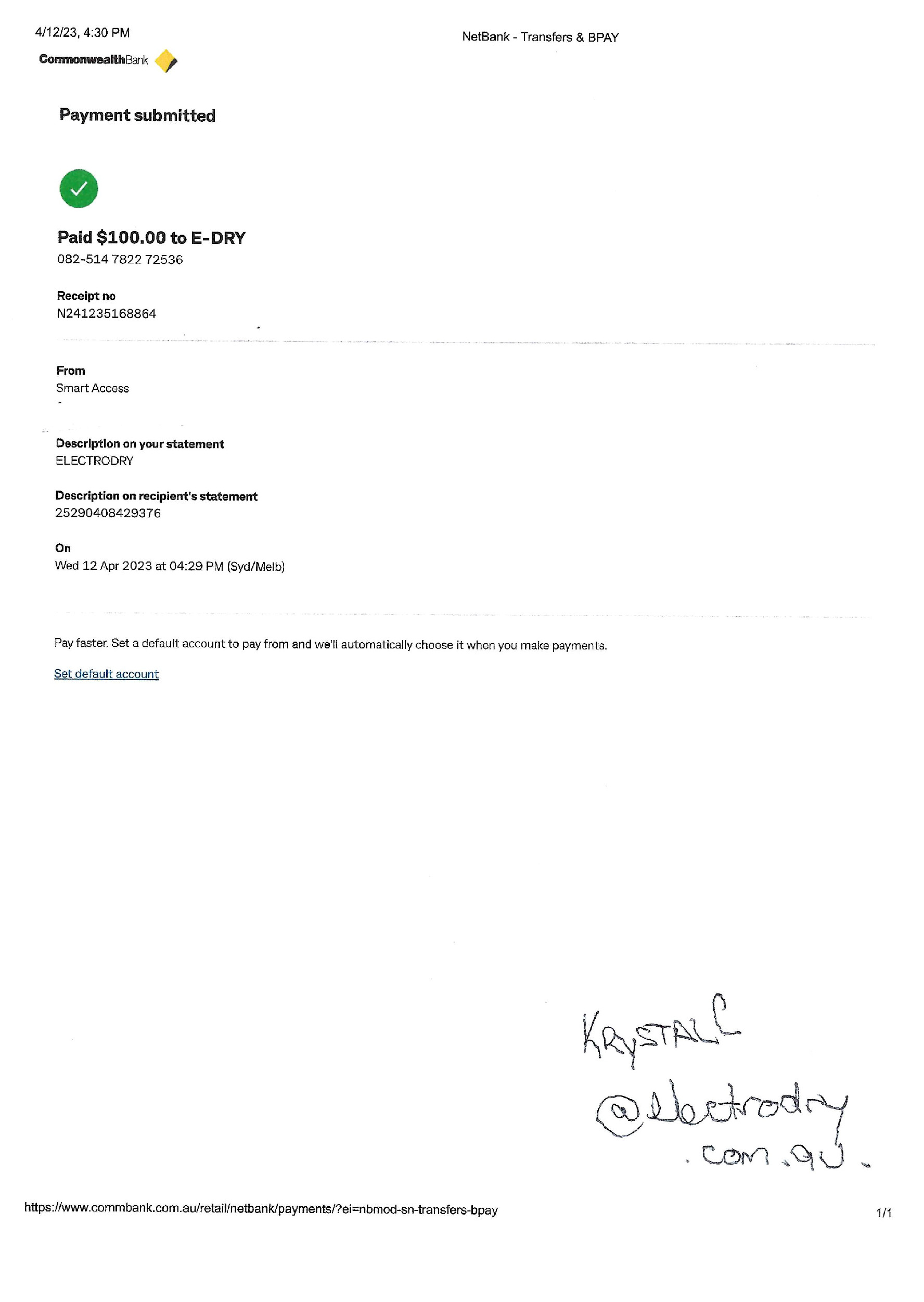 Payment Receipt Hosted At Imgbb Imgbb