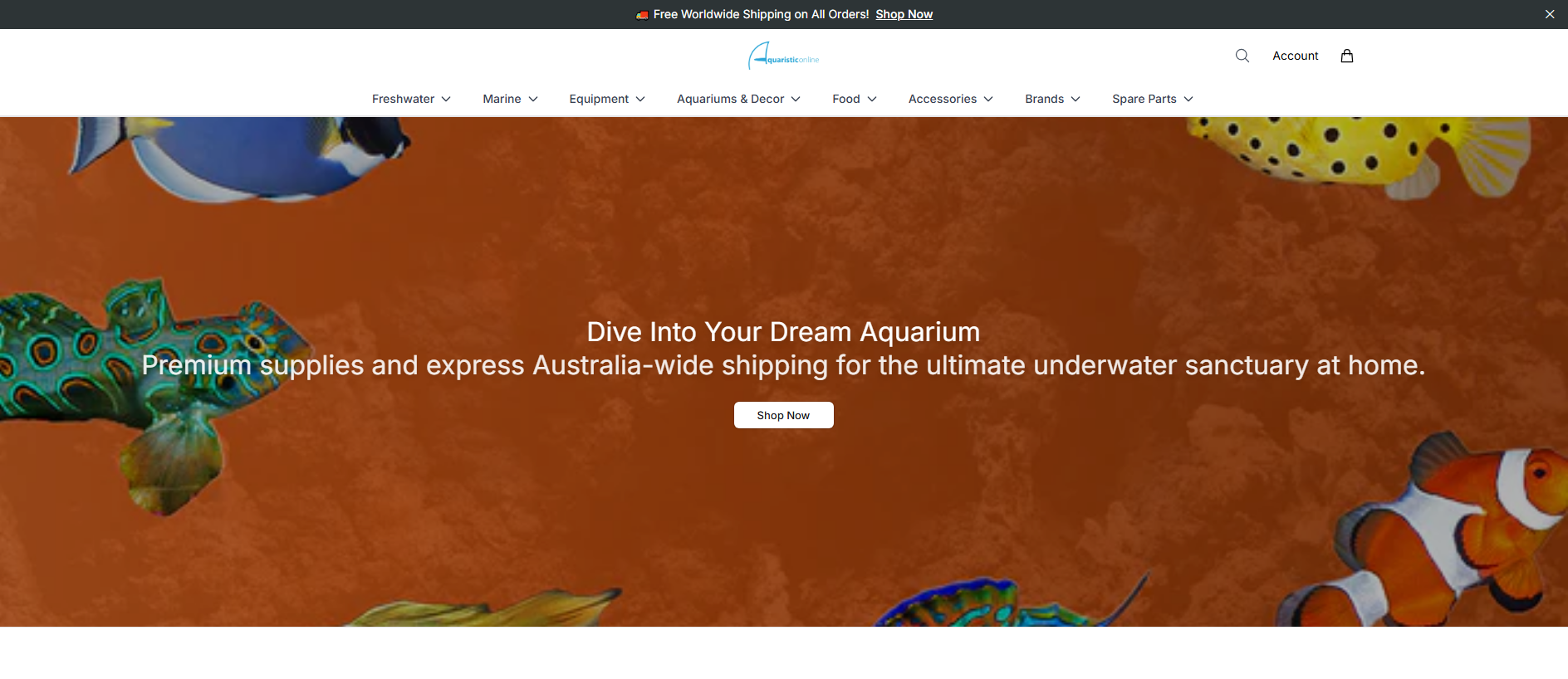 Stored capture of aquaristiconlineglobal.shop