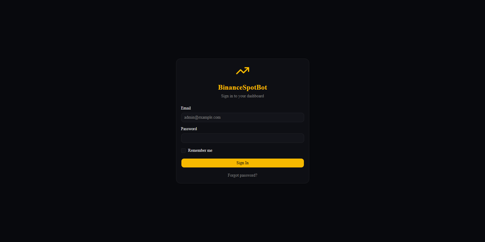 Stored capture of binance.sukrusahin.com