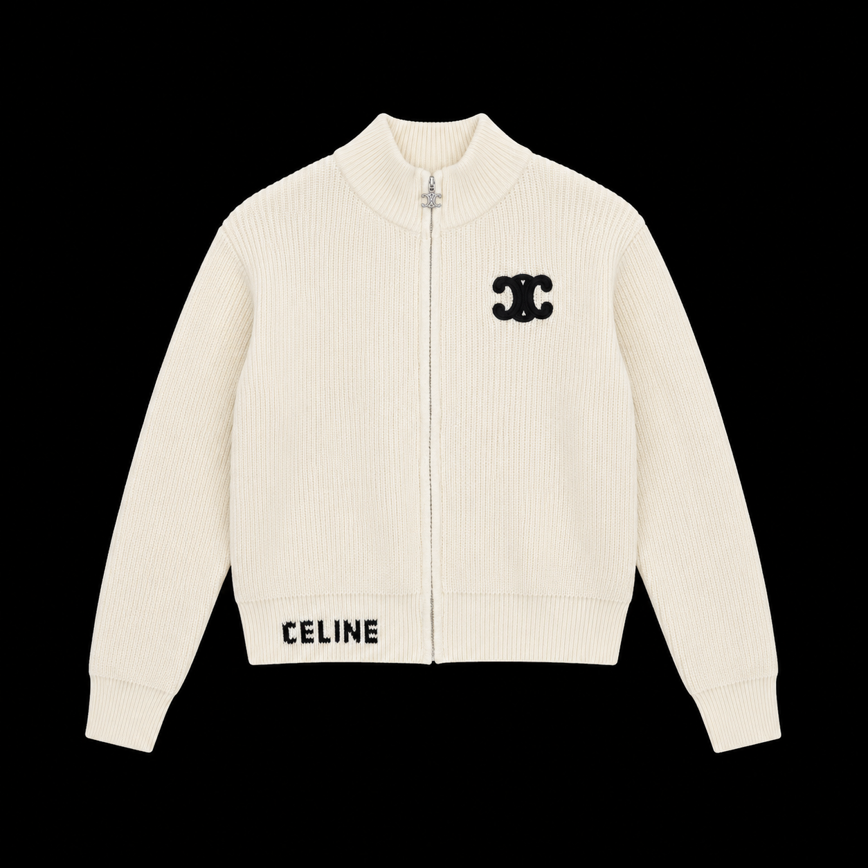 Jacket Celine lana blanca
