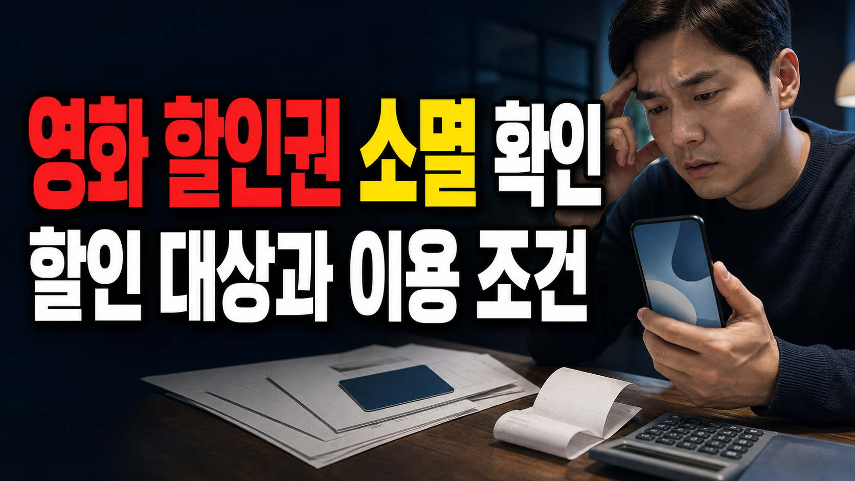결제 직전 사라진 영화 6000원 할인권, 미사용 쿠폰도 소멸하는 이유 관련 핵심 정보를 상징적으로 보여주는 썸네일 이미지