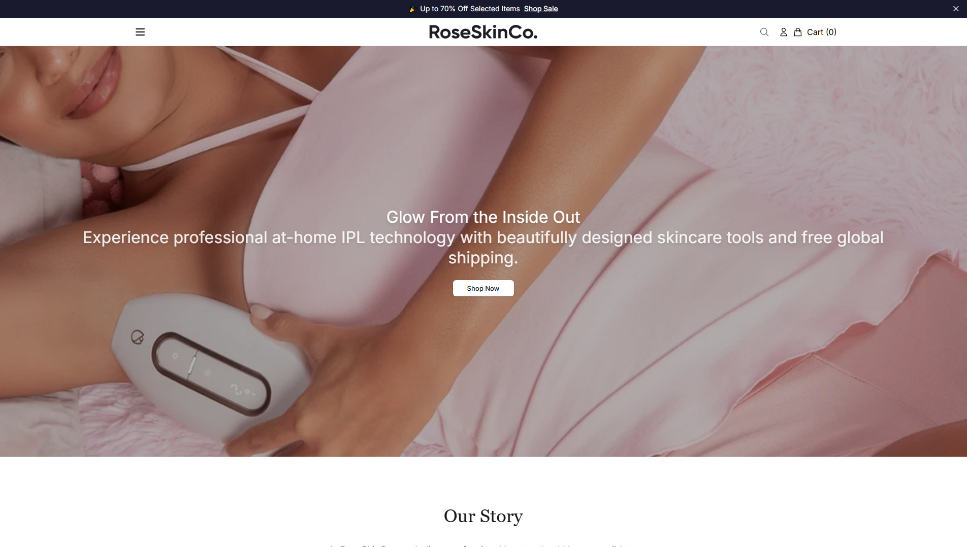 Primary capture · bloomradiance.shop